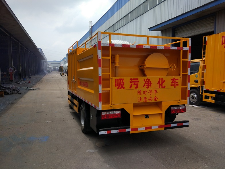 新型污水处理车_地下室管道疏通车
