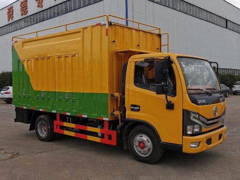 蓝牌国六吸污净化车_东风小多利卡污水净化车