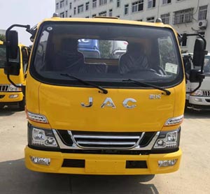 蓝牌江淮国六污水处理车_地下室管道疏通车