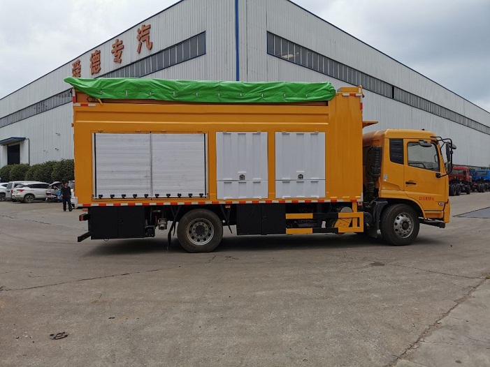 泥浆处理车，东风天锦污泥处理车