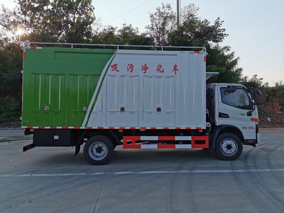 国六江淮吸污净化车_化粪池无害化处理车
