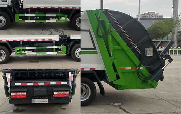 舜德牌SDS5045ZYSD6型压缩式垃圾车