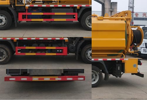 舜德牌SDS5100GQWE6型清洗吸污车