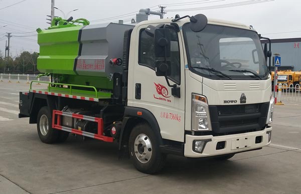 舜德牌SDS5077GQWZ6型清洗吸污车
