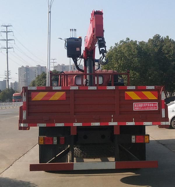 舜德牌SDS5160JSQB6型随车起重运输车